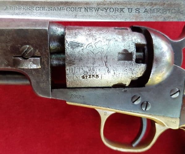 X X X  SOLD X X X An American Civil War era Colt's patent 1849 revolver. Ref  1440.