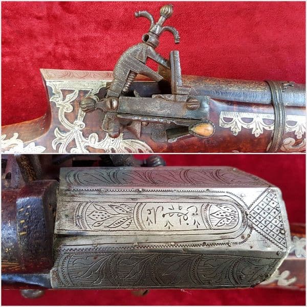 X X X  SOLD X X X An  Ottoman miquelet lock carbine. 18th century. Good condition. Ref 9866.