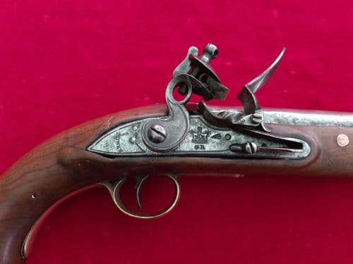 X X X  SOLD X X X  British military Tower G. R. flintlock cavalry pistol. Circa 1800. Ref 2866