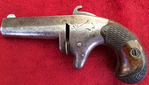 X X X SOLD X  X X  Colt No 2 .41 rimfire derringer C. 1870. London proofs. Good condition. Ref 8208.