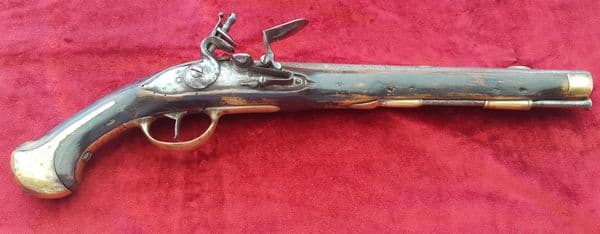 X X X  SOLD X X X Danish Model 1772 Dragoon Flintlock Pistol. Good condition. Ref 9534.