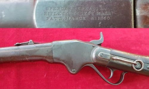 X XX  SOLD X X X A Spencer rim-fire carbine. CIVIL WAR ERA. Circa 1860-65. Ref 2747