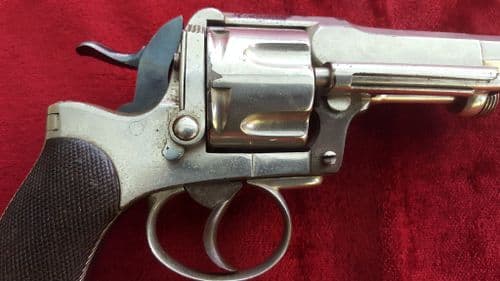 XXX SOLD XXX A very rare obsolete calibre Belgian Fagnus 6 shot double action 11mm military revolver circa 1880. Very good condition. Ref 8367.