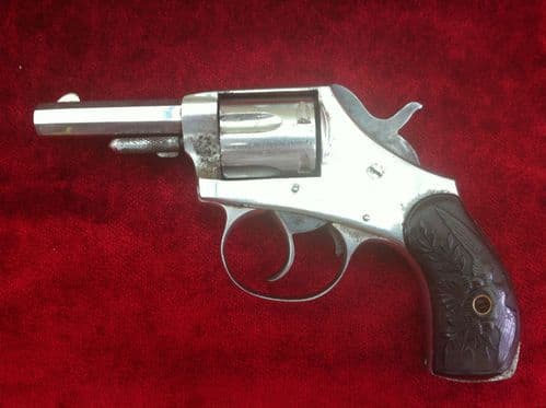 XXX SOLD XXX American .32 Rim-fire 5 shot revolver marked on the barrel American Bull Dog Circa 1882