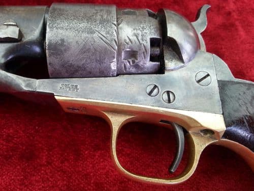 XXX SOLD XXX An American .44 cal Colt Army model 1860 percussion revolver, Good condition. Ref 7885.