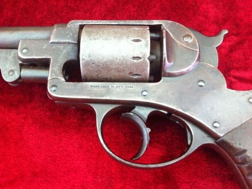 XXX SOLD XXX An American .44 calibre double action Percussion Revolver made by The Starr Arms Company, New York. Circa 1861-1865. Ref 7494.
