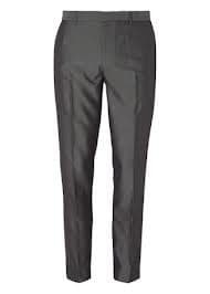 Boys Charcoal Basic Trouser