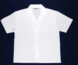 White Revere Short Sleeve Blouse (2 pack)