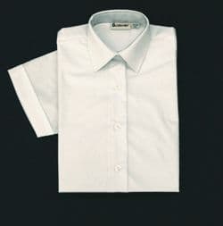 White Short Sleeve Blouse (2 pack)