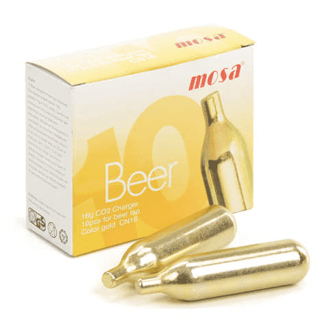 10 Mosa Beer 16g CO2 Cartridges