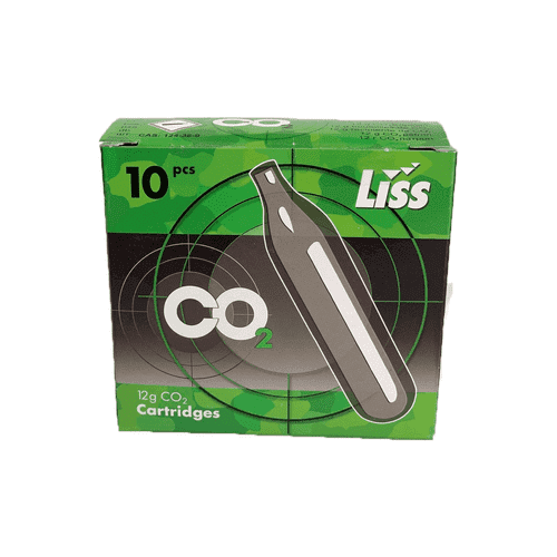 100 Liss Non-Threaded 12g CO2 Cartridges
