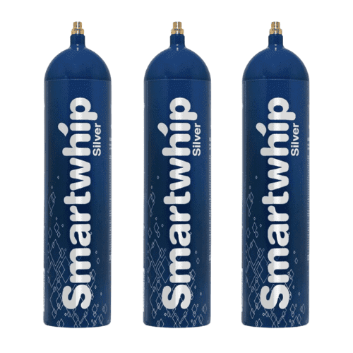 3 Smartwhip Silver Cylinders