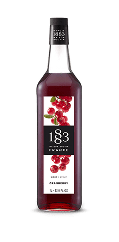 Cranberry Syrup 1883 Maison Routin 1L