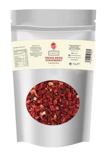 Freeze Dried Strawberries Topping Simply 150G