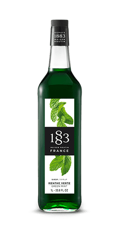 Green Mint Syrup 1883 Maison Routin 1L