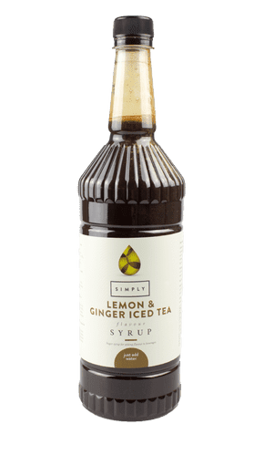 Lemon and Ginger Tea Syrup Simply 1L