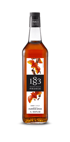 Pumpkin Spice Syrup 1883 Maison Routin 1L