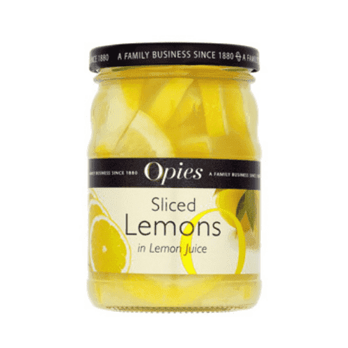 Opies Sliced Lemons 350g | Cocktail & Dessert Garnish | Taste Revolution