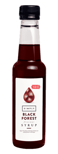 Sugar Free Black Forest Syrup Simply 25cl