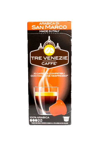 Arabica Di San Marco Tre Venezie By Caffe Bonini Nespresso Pods 10 Pack