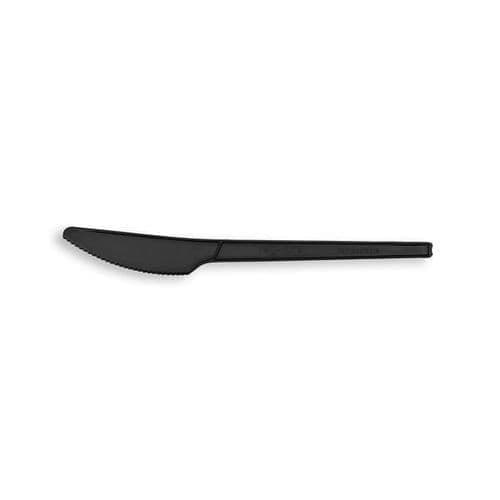 Vegware 6.5" Black Compostable CPLA Knives 50 Pack