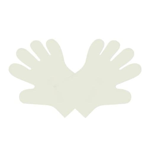 Vegware Medium Size White Food Prep Gloves 100 Pack