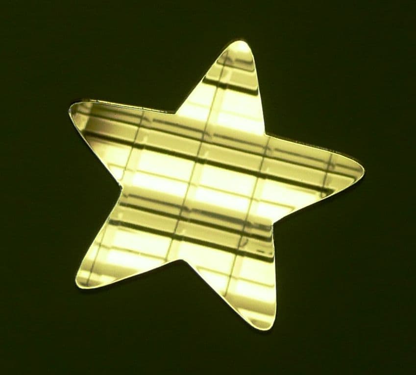 Acrylic Mirror Star Choice of 5 Sizes