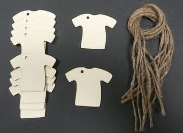 Footy Shirt Gift Tags / Price Tags 65mm Pack of 10