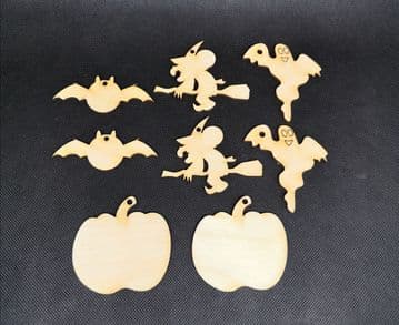Halloween Large Mixed Shapes - Pack of 8-20cm