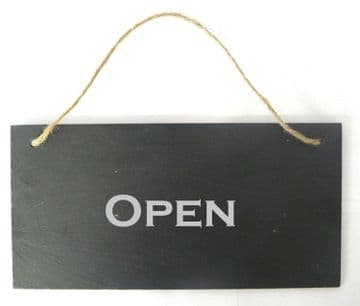 Open/Closed Double Sided Slate Sign