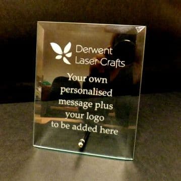 Personalised Engraved Glass Plaque 7" x 5"