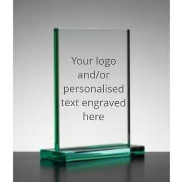 Personalised Engraved Jade Rectangle Trophy/Plaque - 20cm x 15cm