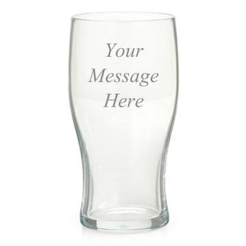 Personalised Engraved Pint Glass