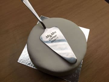 Personalised Stainless Steel Wedding Cake Slicer