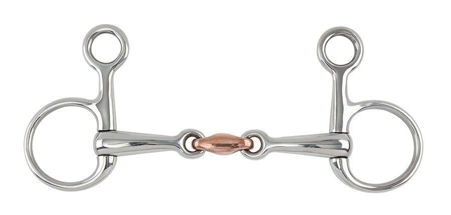 Hanging Cheek Copper Lozenge Snaffle