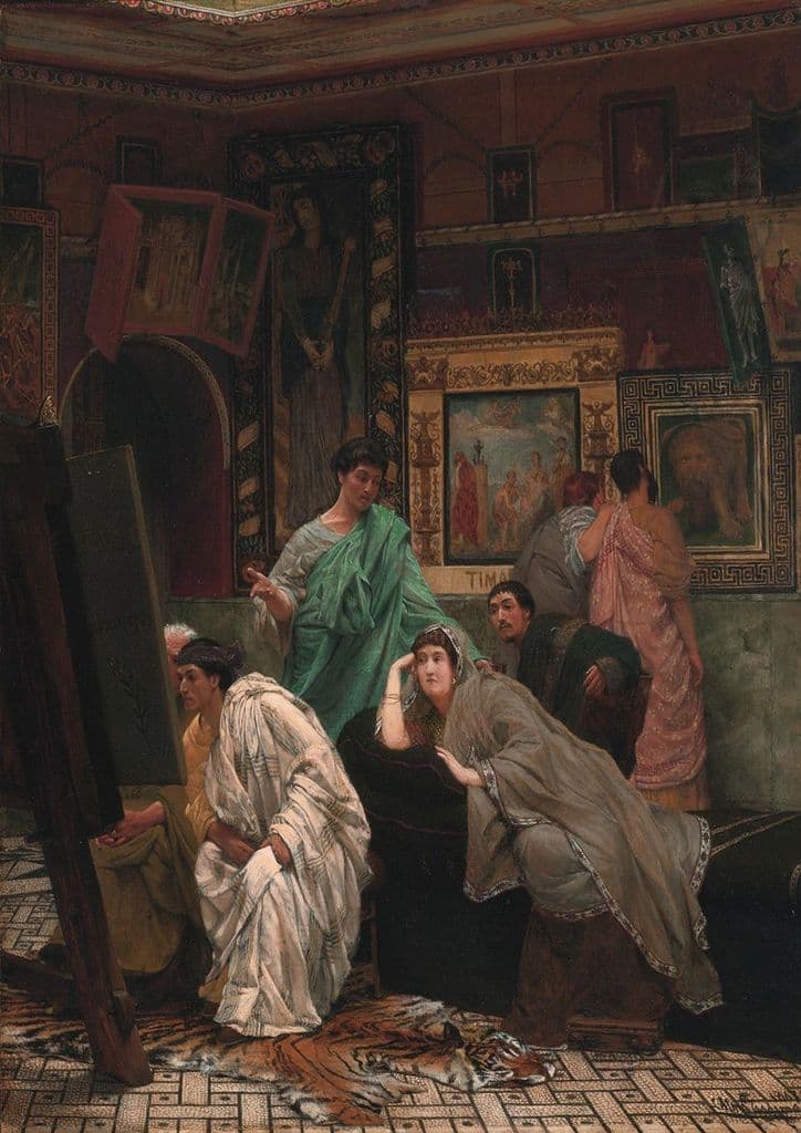 Alma-Tadema, Sir Lawrence: A Collection of Pictures at the Time of Augustus.  (003809)