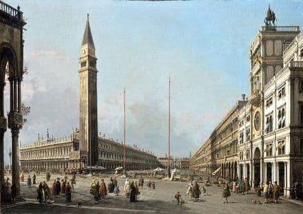 Canaletto, Giovanni Antonio Canal: Piazza San Marco Looking South and West.  (003452)