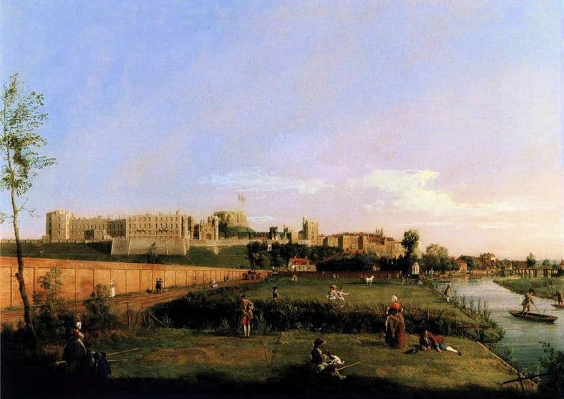 Canaletto, Giovanni Antonio Canal: Windsor Castle. Fine Art Print.  (003455)