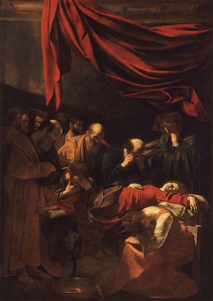 Caravaggio, Michelangelo Merisi da: Death of the Virgin. Fine Art Print.  (004250)