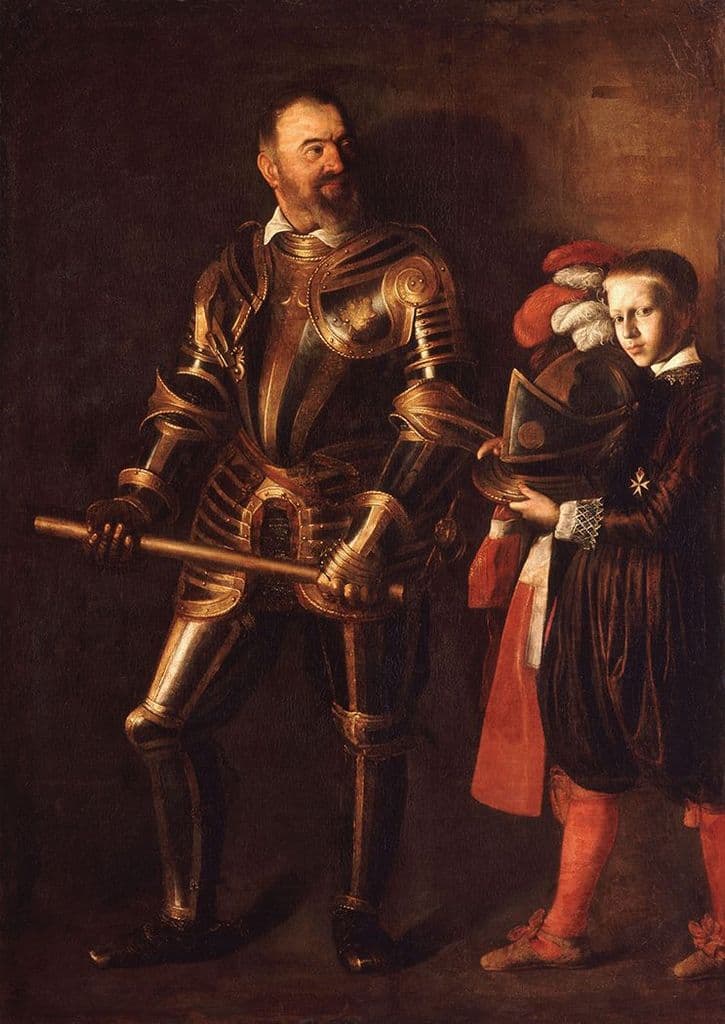 Caravaggio, Michelangelo Merisi da: Portrait of Alof de Wignacourt. Fine Art Print.  (002064)