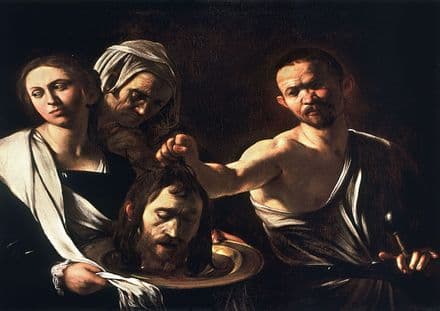 Caravaggio, Michelangelo Merisi da: Salome with the Head of John the Baptist.  (002070)