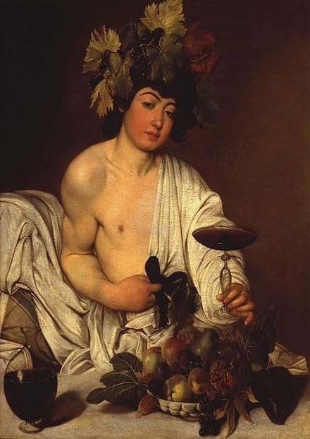 Caravaggio, Michelangelo Merisi da: The Adolescent Bacchus. Fine Art Print.  (002093)