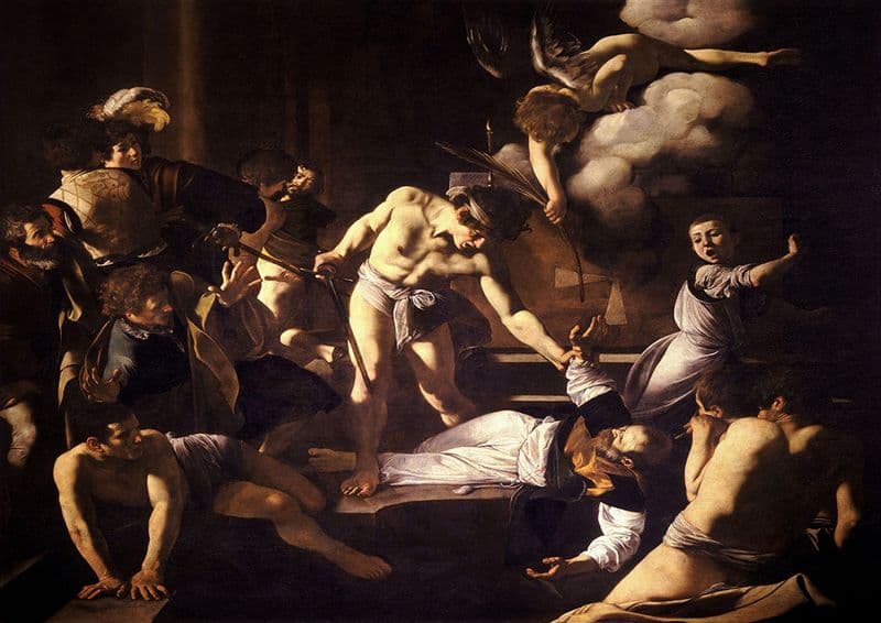 Caravaggio, Michelangelo Merisi da: The Martyrdom of Saint Matthew. Fine Art Print.  (002069)