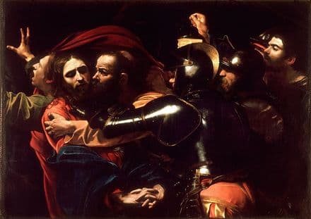 Caravaggio, Michelangelo Merisi da: The Taking of Christ. Fine Art Print.  (002080)