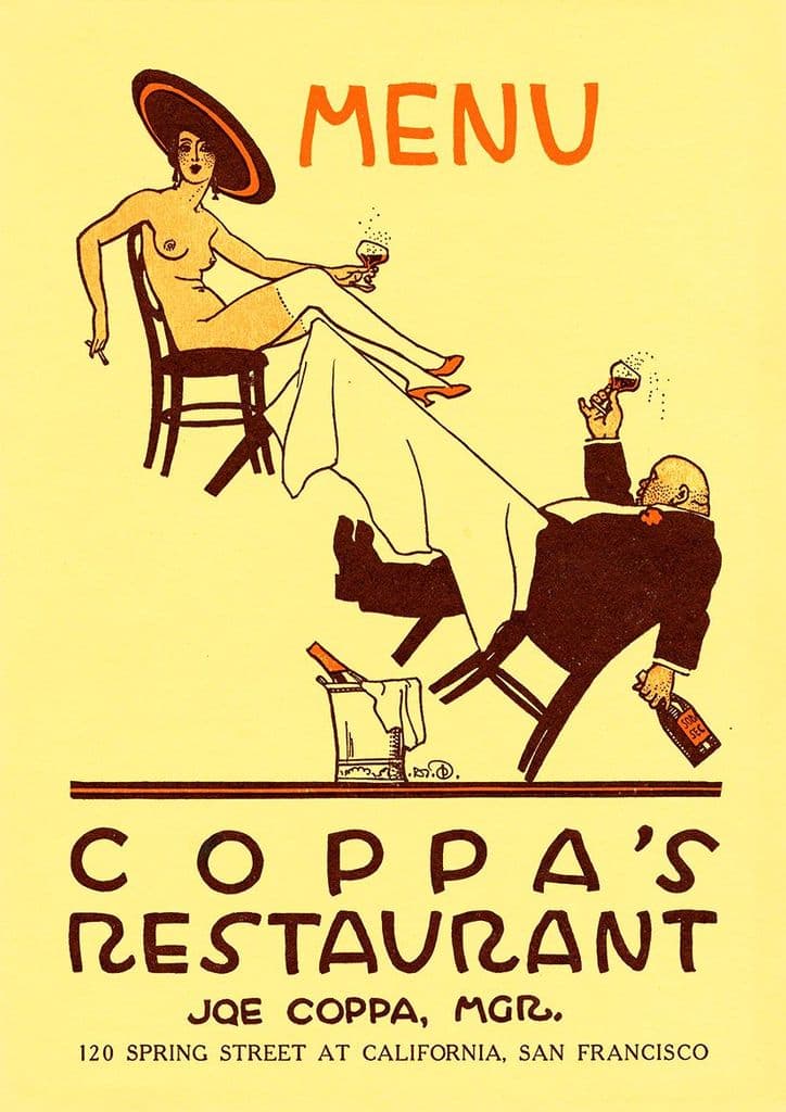 Coppas Restaurant, San Francisco Print/Poster (5429)