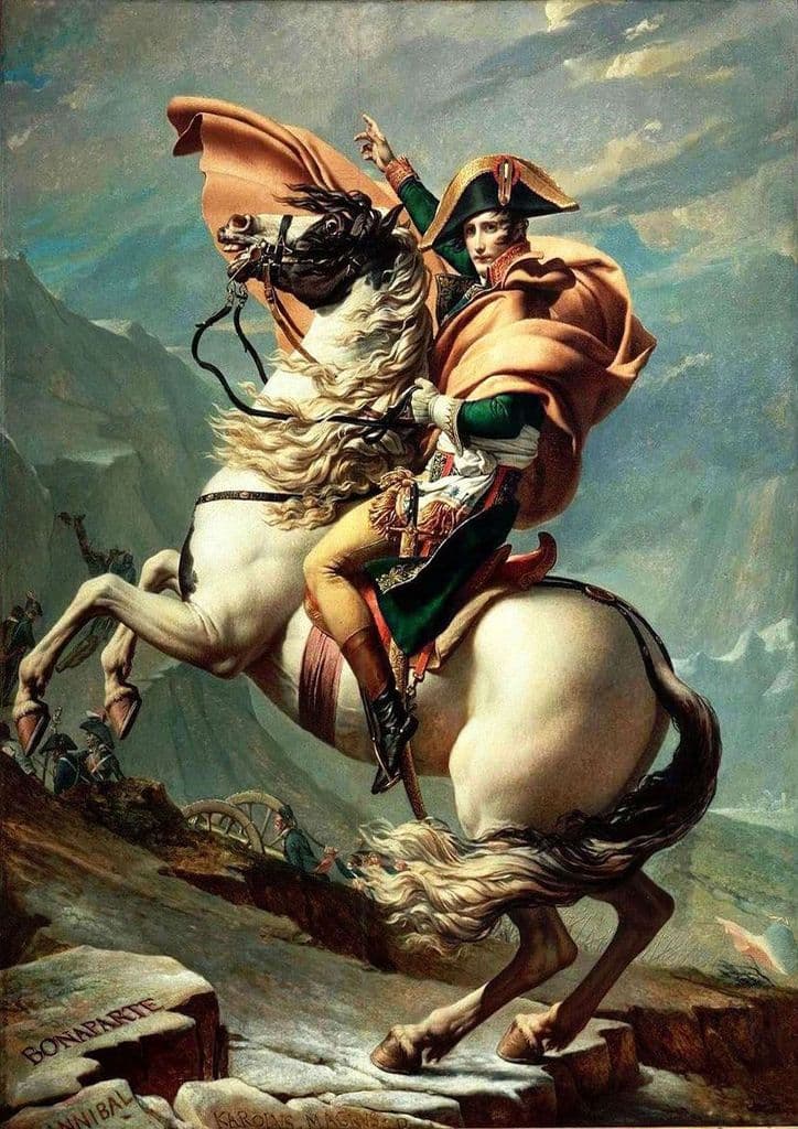 David, Jacques Louis: Napoleon (1769-1821). Fine Art Print.  (001511)