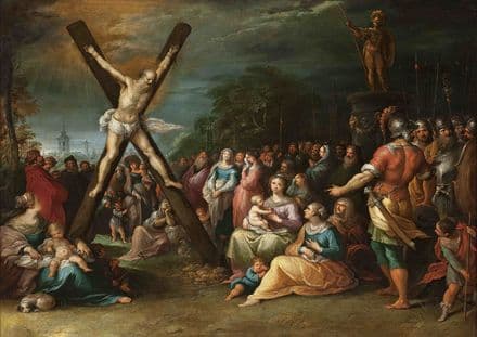 Francken, Frans the Younger: St Andrew on the Cross. Fine Art Print.  (001508)