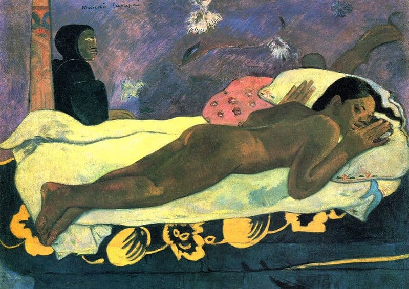 Gauguin, Paul: Manao Tupapau (The Spirit of the Dead Watches). Fine Art Print.  (001536)