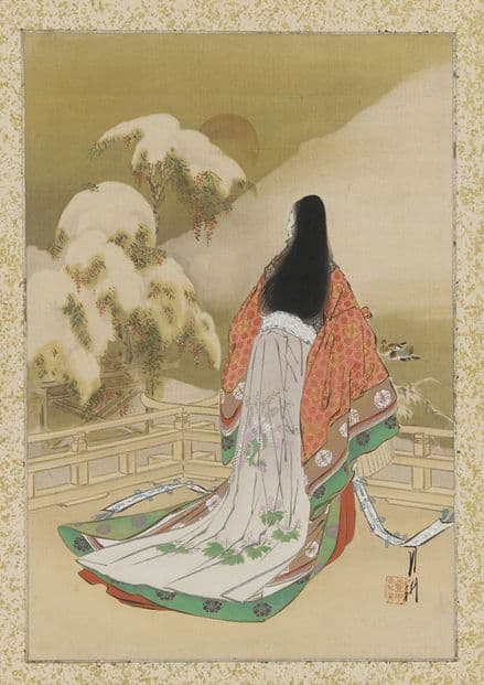 Gekko, Ogata: Woman in Daily Life. Japanese Fine Art Print.