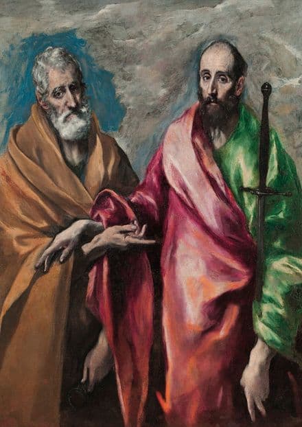 Greco, El (Domenico Theotocopuli): Saint Peter and Saint Paul. Fine Art Print.  (002040)